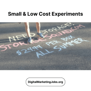 Small & Low Cost Experiments