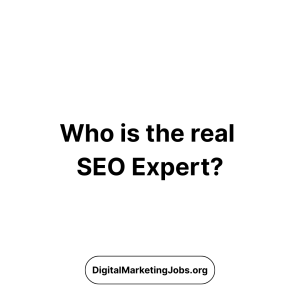 Who is the real SEO Expert