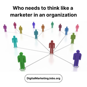 Who needs to think like a marketer in an organization