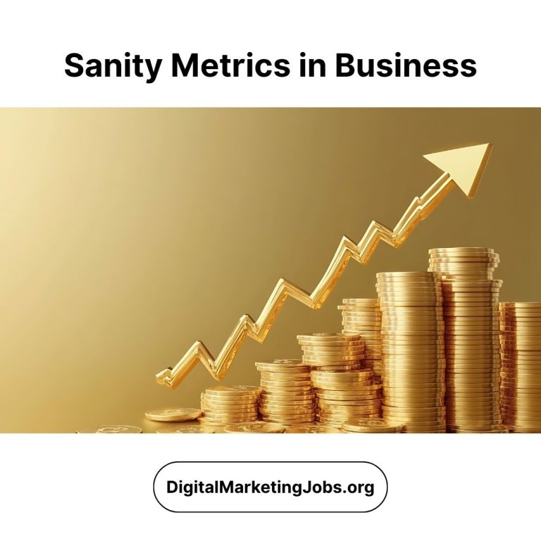Sanity Metrics in Business - DigitalMarketingJobs.org