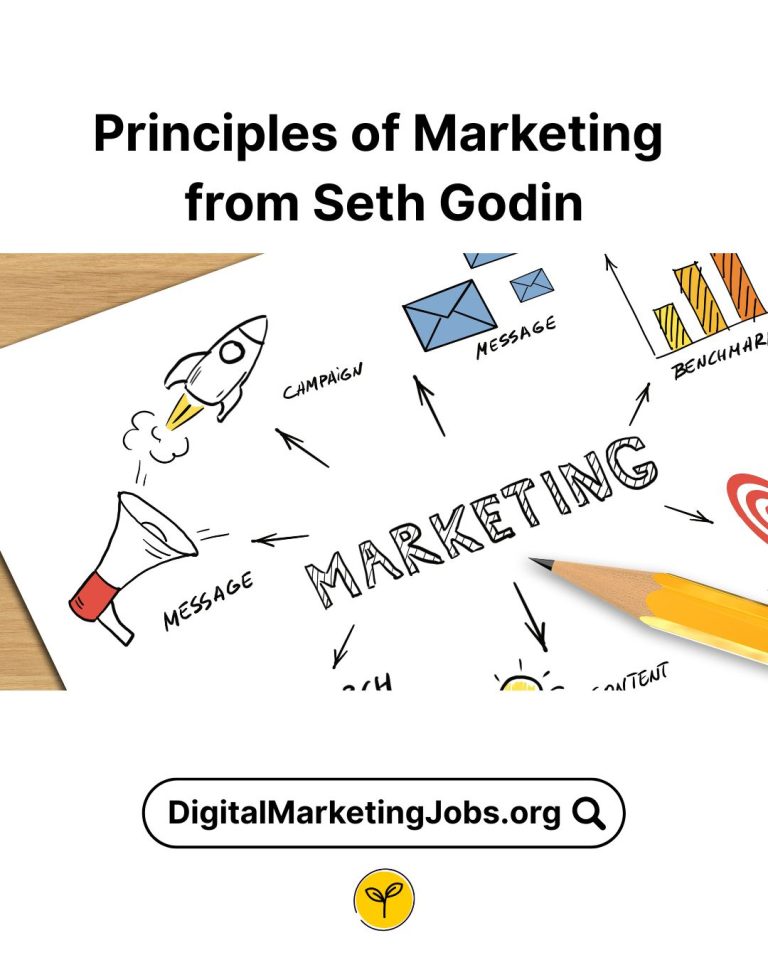 Principles of Marketing from Seth Godin - DigitalMarketingJobs.org