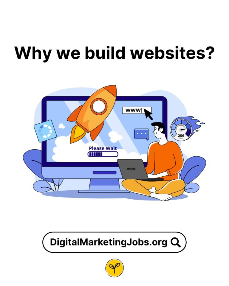 Why we build websites - DigitalMarketingJobs.org