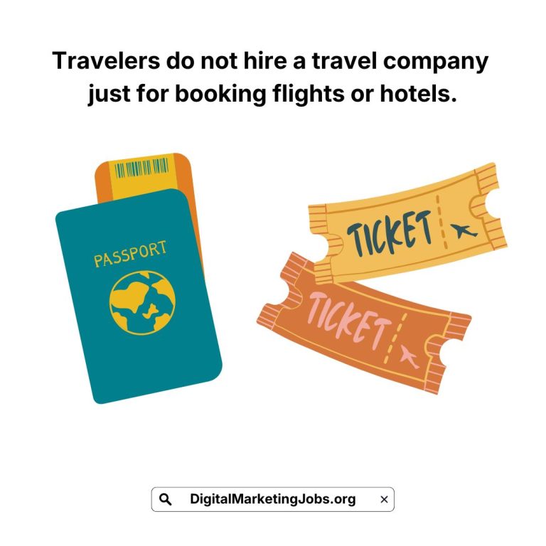 Travelers do not hire a travel company