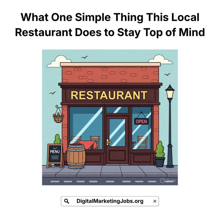 What One Simple Thing This Local Restaurant Does to Stay Top of Mind