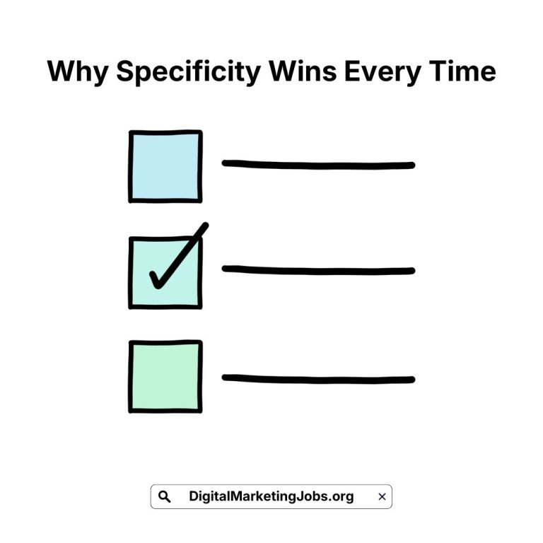 Why Specificity Wins Every Time