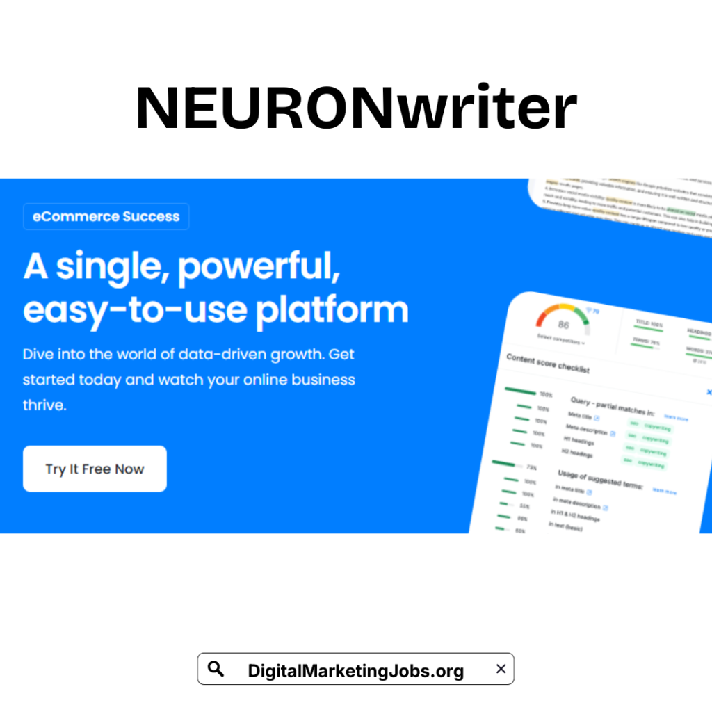 NEURONwriter - DigitalMarketingJobs.org