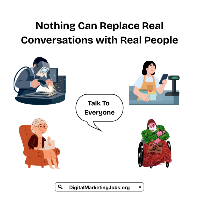 Nothing Can Replace Real Conversations with Real People