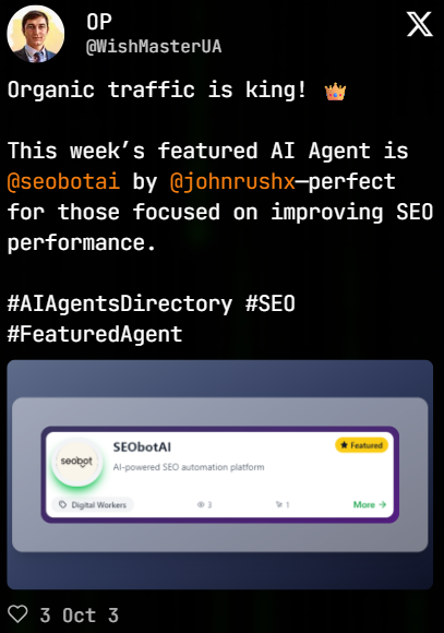 SEOBot Testimonial