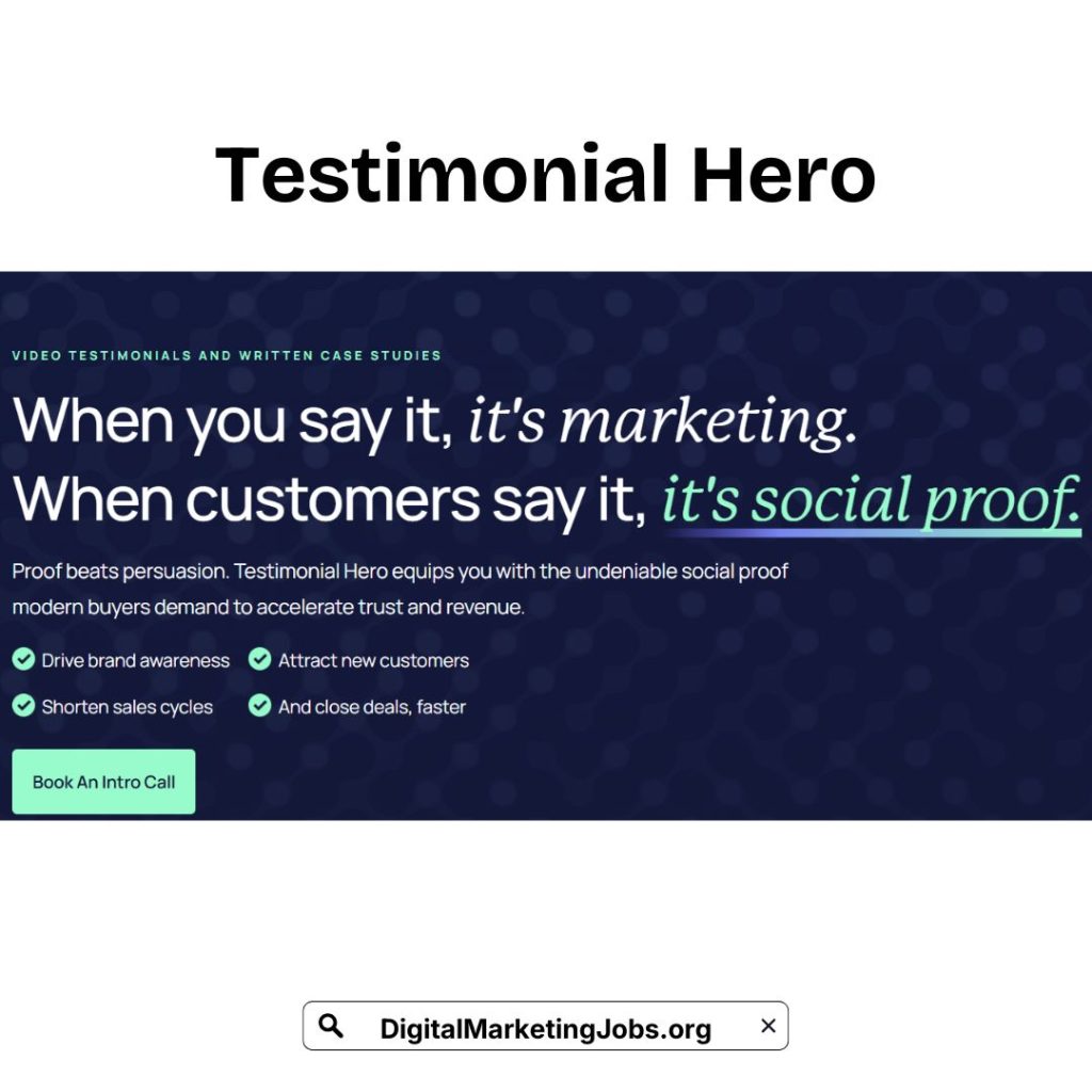 Testimonial Hero.com - DigitalMarketingJobs.org